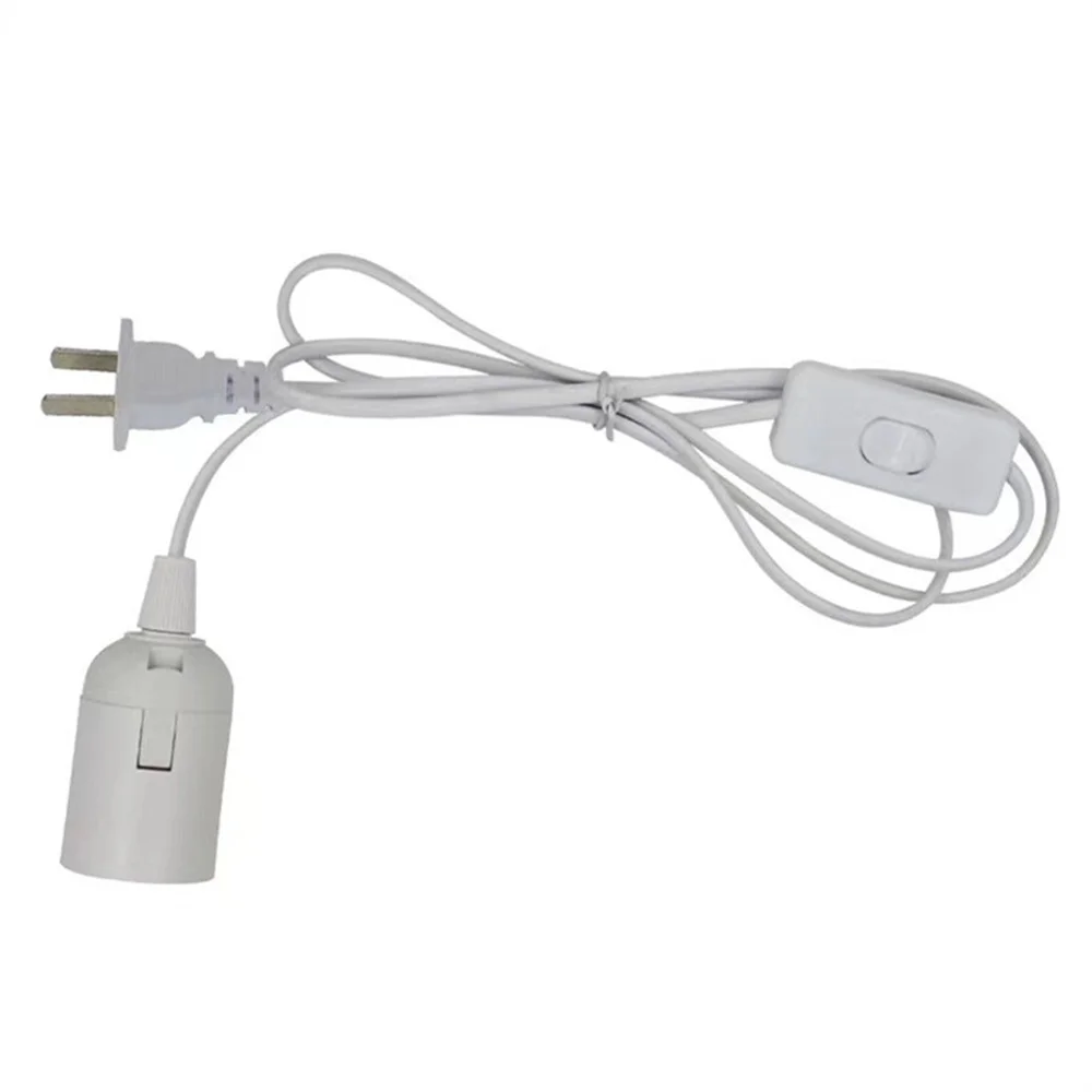 EU/US Plug 1.8m Power Cord Cables E27 Full Teeth Half Teeth Lamp Base Holder With Switch Wire For Pendant Fixture Hang lamp lamp holder lamp bulb holder lamp base led lamp base
