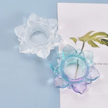 

3pcs Silicone Candle Molds Aesthetic Flower Lotus Resin Casting Mold DIY Pendant Making Epoxy Craft Mould Home Decoration Tool