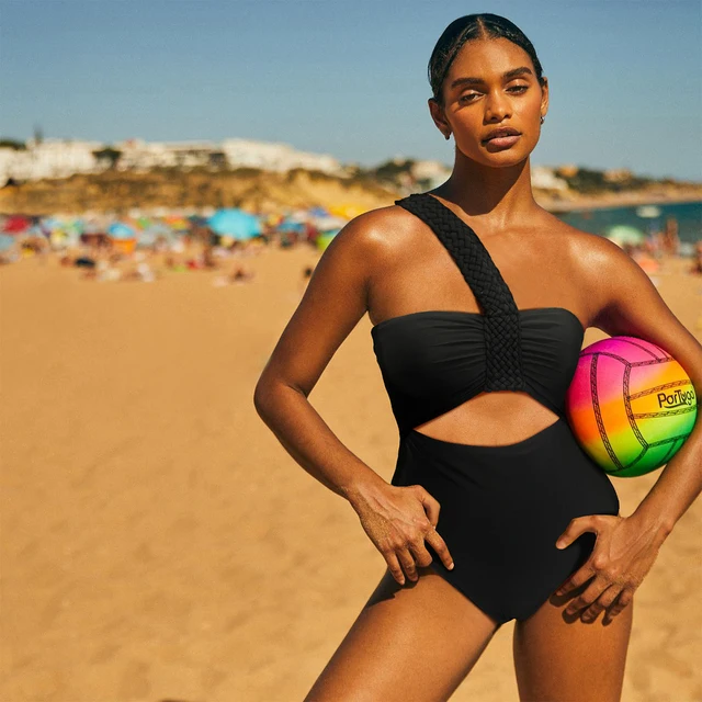 Volleyball Hot Bathing Suits 2024 New Sexy One Piece One Shoulder