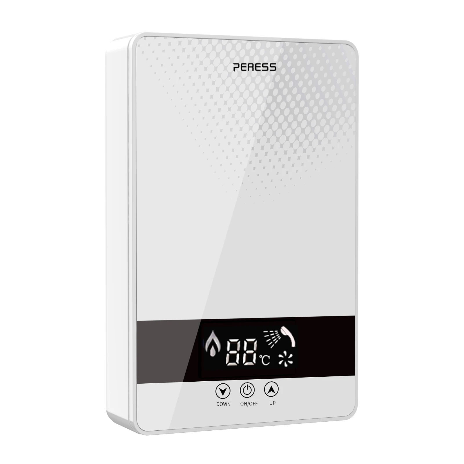 110V 5500W Instant Electric Tankless Water Heater Automatic Temperature Control Bathroom Shower Bath Suitable Household Hotel 1
