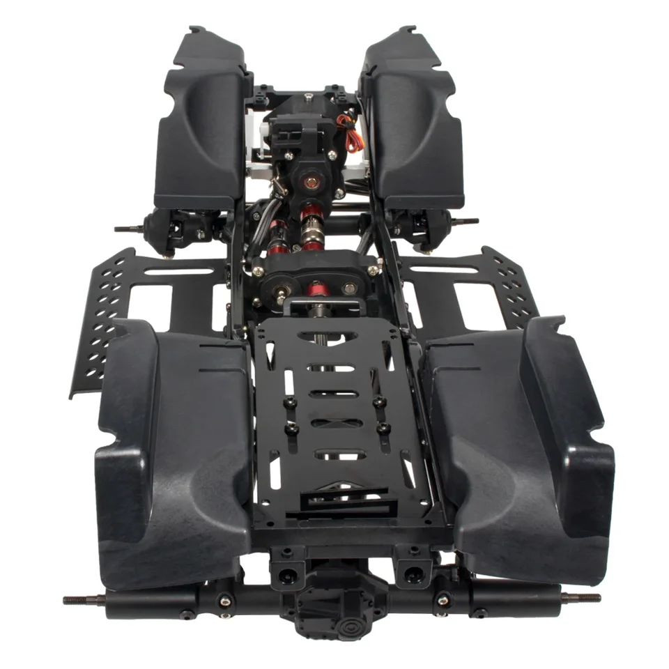 Rcクローラー-シャーシキット,1:10 rc,遊星ギア,2スピード伝送