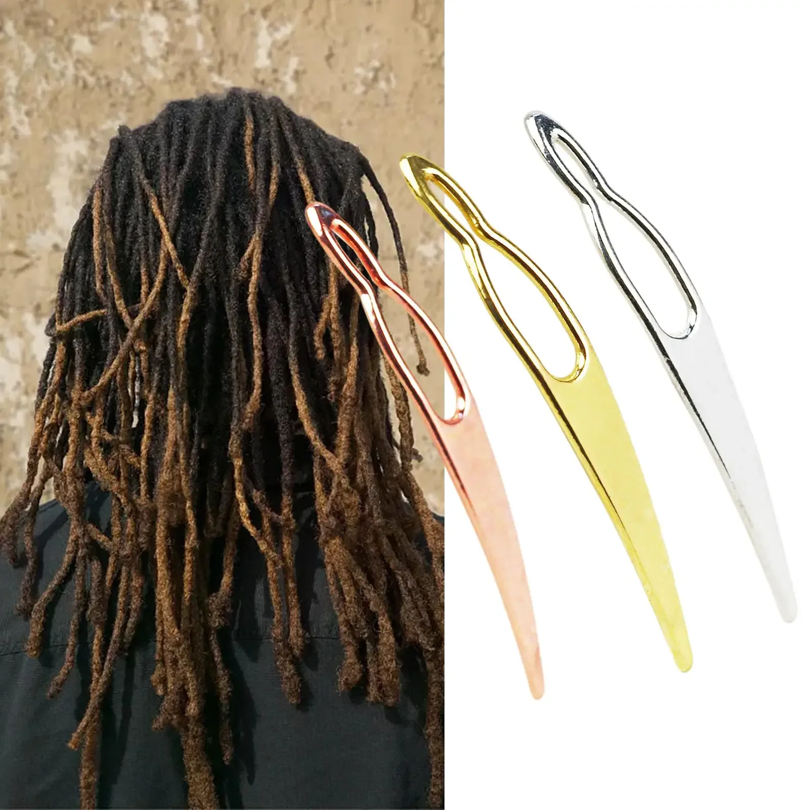 Dreadlock Crochet Hook Hair Tool Dirty Braid Hair Tool Professional Hair Making Braid Tool for Sisterlocks Dreadlocks Interlocks