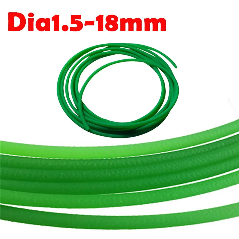 Polyurethane Belt PU Round Synchronous Belts Strip Driving Motion Conveyor Diameter1.5-12mm 12/3/4/5Meters transmission drive belt,synchronous belt