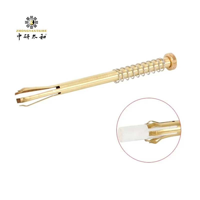 ZHONGYAN TAIHE Copper Moxibustion Rod Back Moxibustion Massage Stick Rotary Massage Heating Acupuncture Point Cure Pain