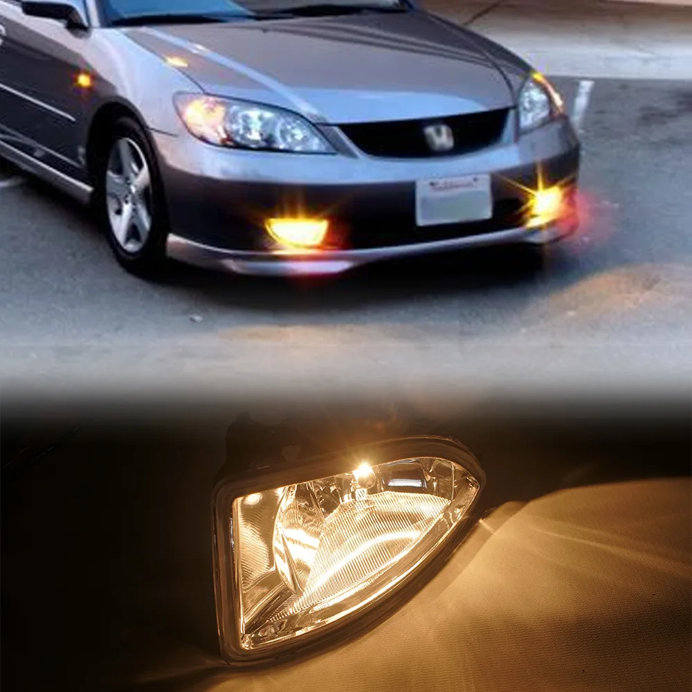 Fog Light For Honda Civic Es 20042005 Led Front Bumper Fog Lamp Light