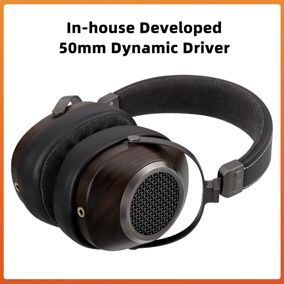 SIVGA ANSER High-Fidelity Audio Open-back Wooden Headphone 50mm