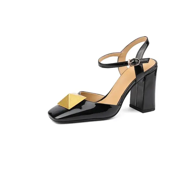 Perisis Women's Beige Bow Heels Open Square Toe Wedge