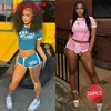 10sets Wholesale Items for Business Two Piece Set Outdoor Sportsuit Women Clothes Summer 2025 Short Sleeve Outfits Casual K14879 1