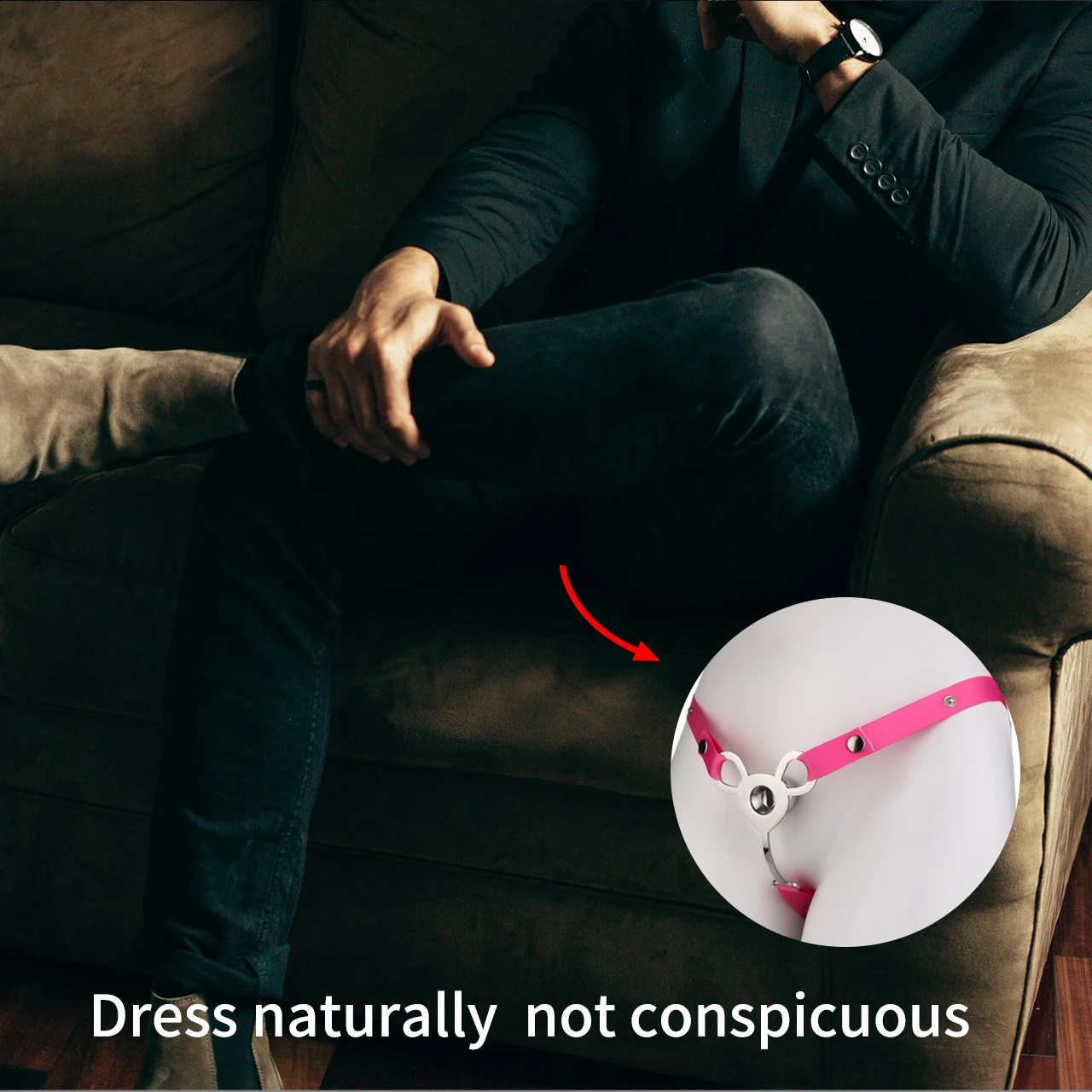 New Male Chastity Cage Wearable Stainless Steel Male Flat Urinal Cage Sissy Negative Minimalist Anti-Cheating Sex Toys For Men18