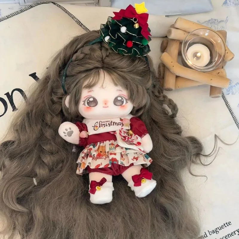 

Cotton doll 20cm Christmas Eve sweater plush cute doll dressing up