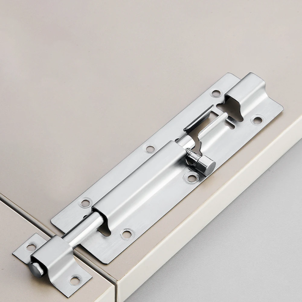Safety Bolts in Various Sizes Thickened Stainless Steel Door Latch Rust Resistant And Corrosion Resistant