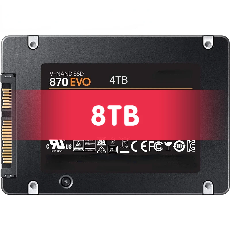 

New 870EVO Original SSD 8TB 4TB 2.5" SATA III 560MB/s High Performance Internal Solid State Drive for Laptop Desktop PC PS4 PS5