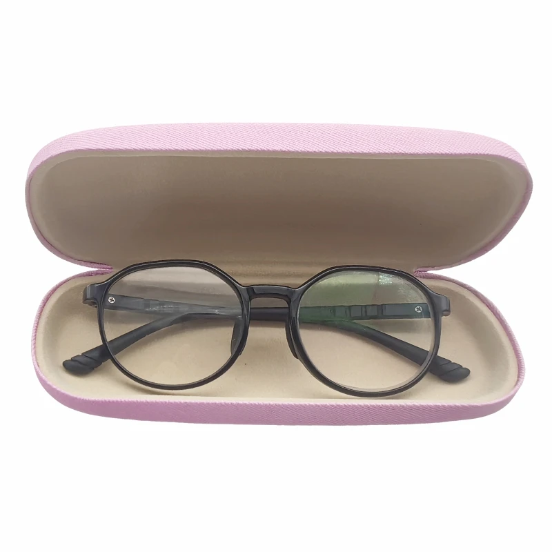 Sanrio Hello Kitty Cinnamoroll Kuromi Melody Kids Glasses Case Kawaii Cute Cartoon Portable Myopia Student Storage Box glasses case