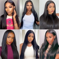Tissage en lot 100% naturel brut noir naturel lisse, Extensions de cheveux, 10-30 pouces, 50 g/pièce 6