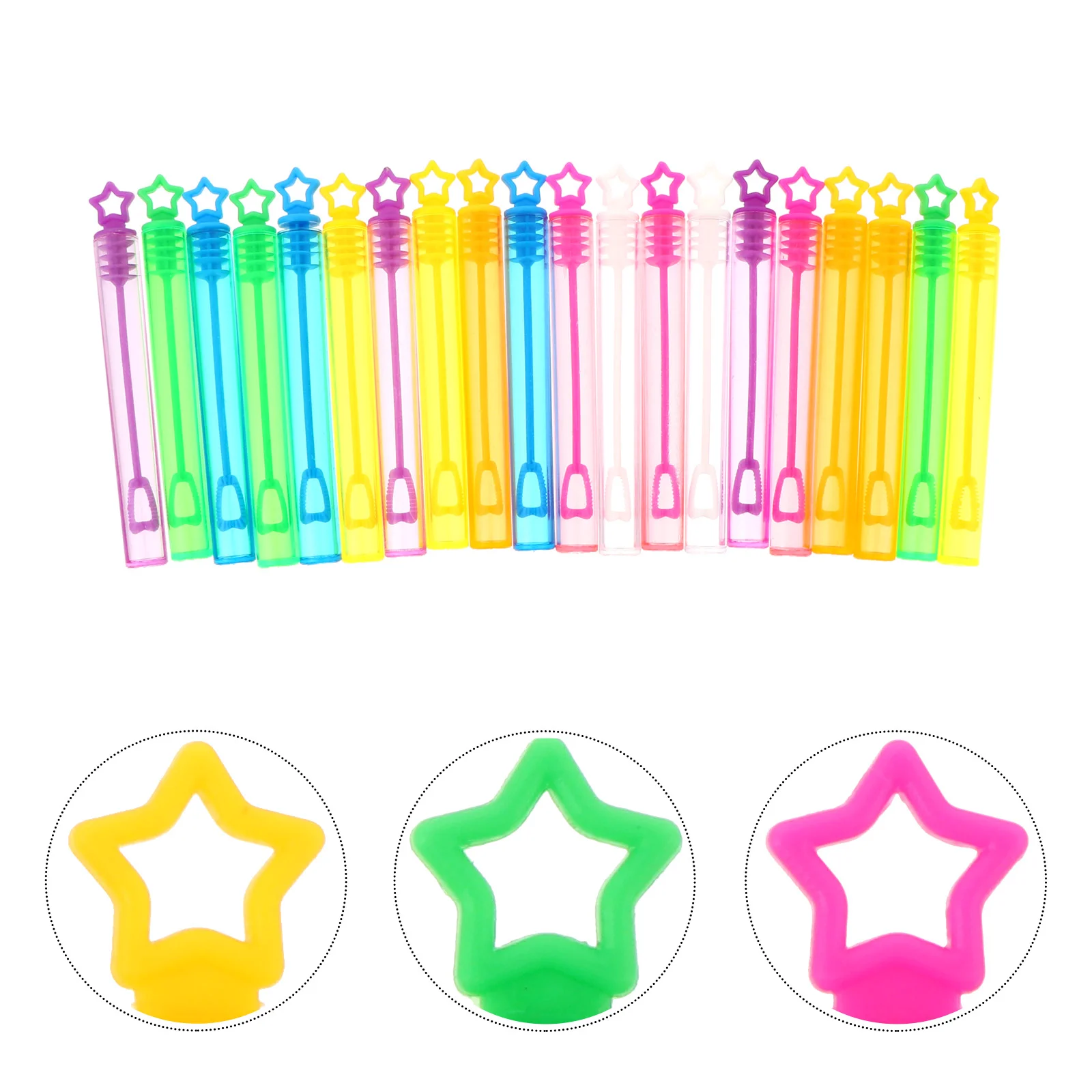 20 Pcs Mini Blower Giant Bubble Machine Empty Bottle of Homemade Bubbles Toy Kids Child Wands Bulk 2