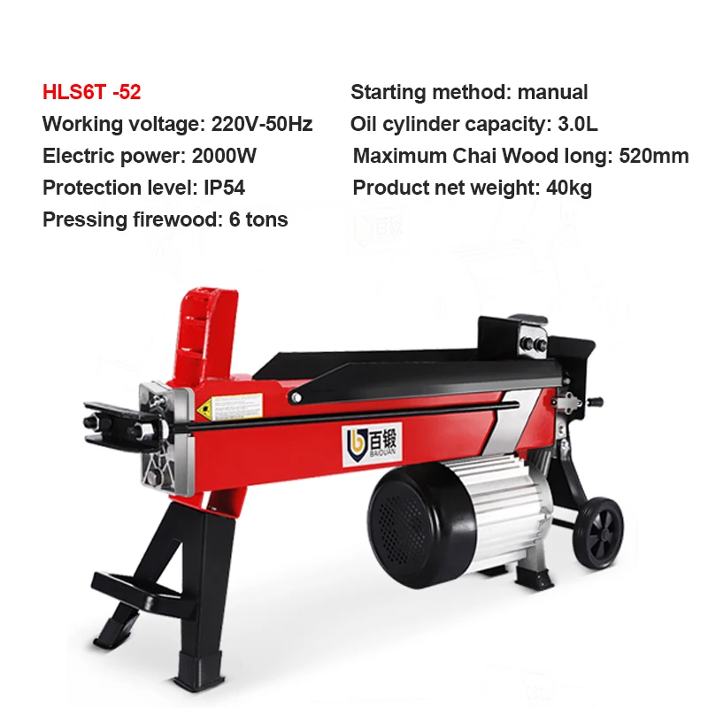 Electric Hydraulic Portable Household Wood Splitting Machine Wood Cutter -  China Agricultural Machinery, Food Machine