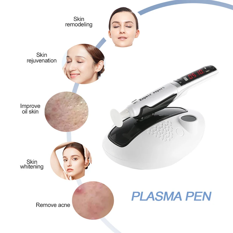 Ozone Plasma Pen Acne Remover Wrinkle Removal Skin Rejuvenation Scar Reduction Skin Tightening Sterilization Anti-inflammation