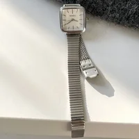 Brand Simple Quartz Watch for Women Retro Luxury Gift Ladies Watches Small Dial Adjustable Stainless Steel Strap Wristwatches - Image 6