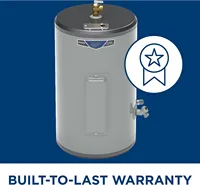 Chauffe-eau électrique polyvalent de 10 gallons, prêt à l'emploi, avec thermostat réglable, installation facile 6