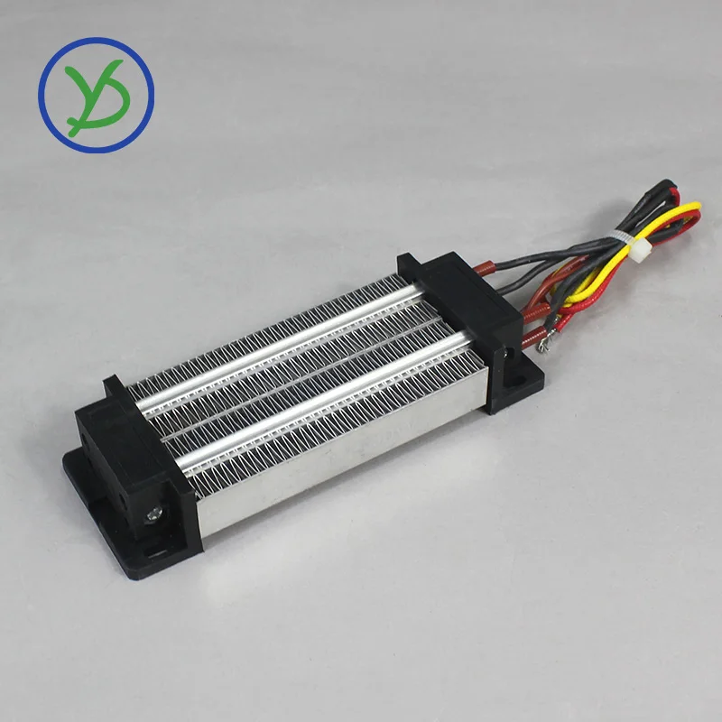 110V 500W AC DC Insulated Thermostatic PTC Ceramic Air Heater PTC Heating Element Electric Heater 96A2 140x50.5x26mm
