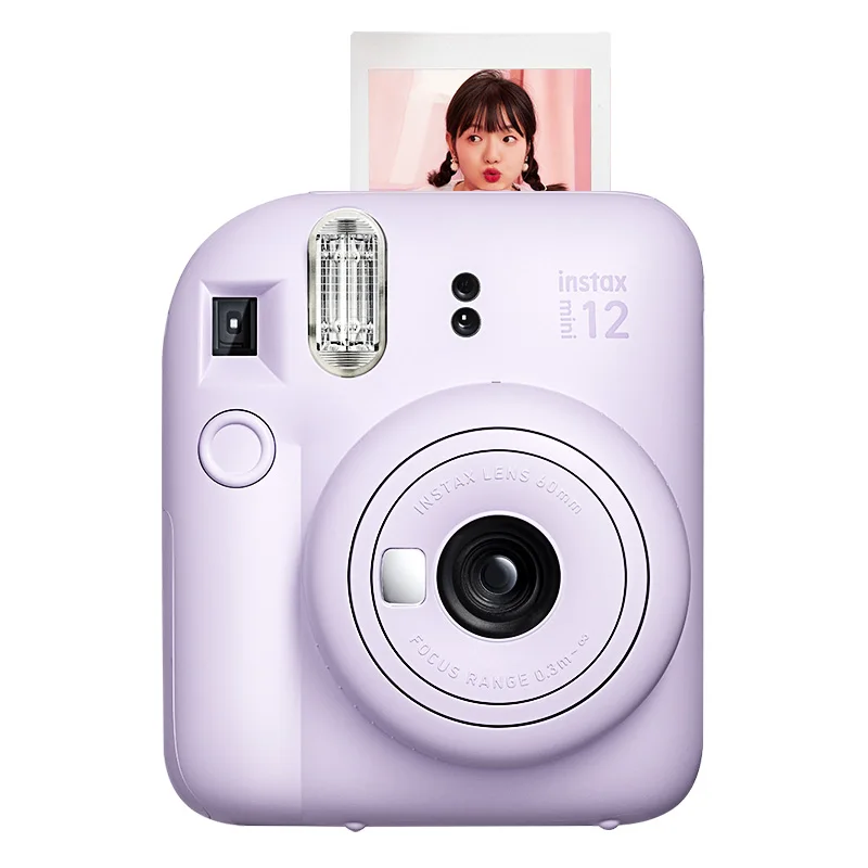 Digital Camera Origin Fujifilm Instax Mini 12 Instant Camera Pink/Blue/Gray/White/Purple with Instax Mini Film Photo Paper