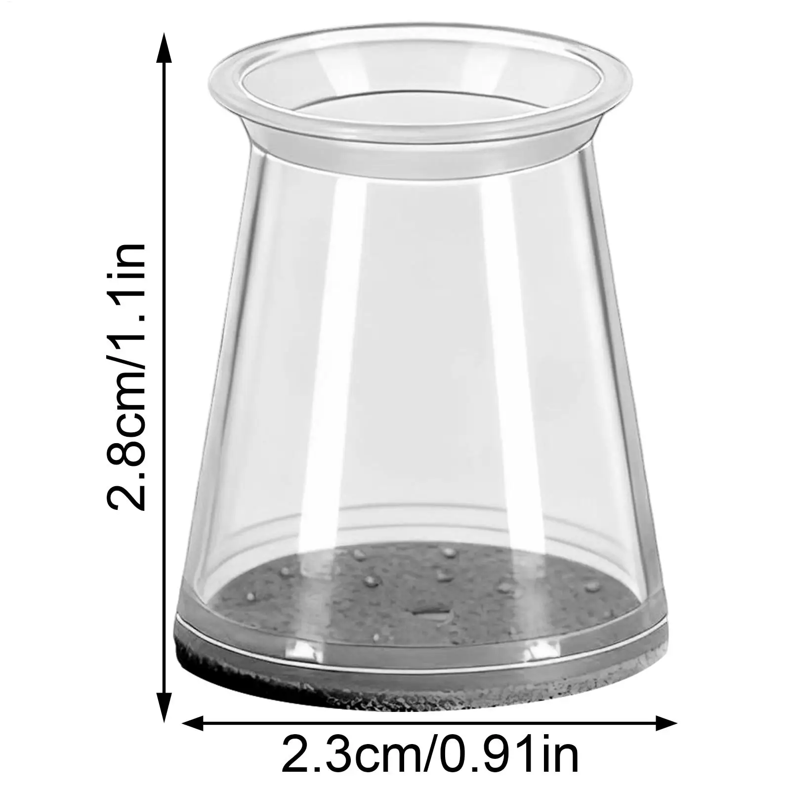 Chair Leg Covers Anti-Slip Anti-Scratch Cover Silicone Felt Chair Foot Pads For Table Patio Room Classroom Home Living Room