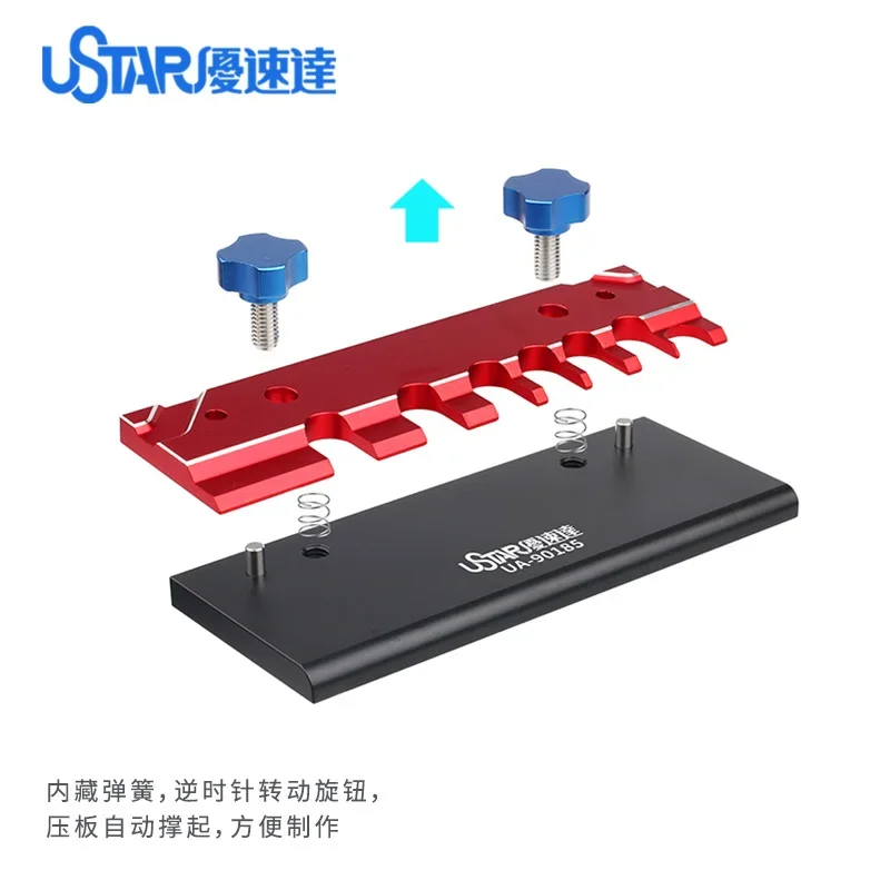 Ustar UA-90185/UA-90186 전문 에칭 시트 벤딩 바이스 모델 군사 모델 취미 DIY 액세서리 빌딩 도구