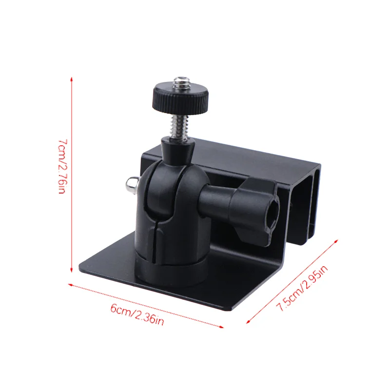 Special Monitoring Bracket For Rain Gutter Weatherproof Gutter Mount Bracket With Universal Screw Adapter Adjustable For Cameras