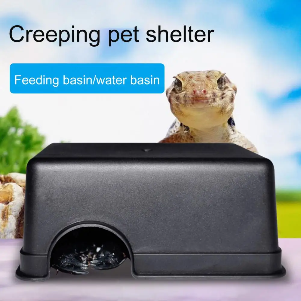 Reptile Platform Resting Sleeping Stable Reptile Terrace Large Reptiles Hideout Pets Shelter for Rearing Box Turtle Hideout
