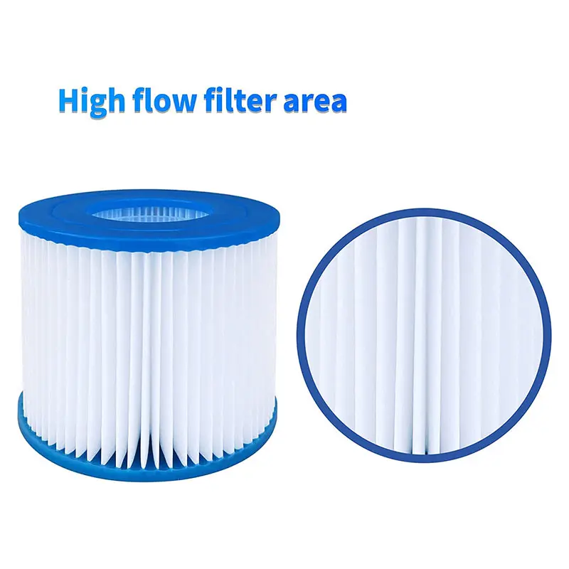 Hot Spa Filters Cryspool Replacement Spa Filters for VI, Lazy-Z-Spa, Coleman SaluSpa 90352E Filter, 4 Pack 5