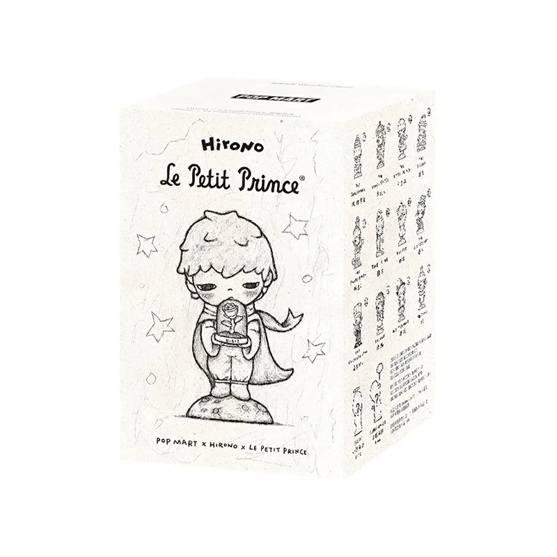 Pop Mart Hirono The Little Prince Series Blind Box Rose King Doll Model Statue Ornament Mini Mystery Box Gift Customized Toy