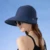 New Women Roll Up Sun Visor Wide Brim Straw Hat Summer Hollow Out Dreathable UV Protection Cap for Beach Travel Bonnet Wholesale 10