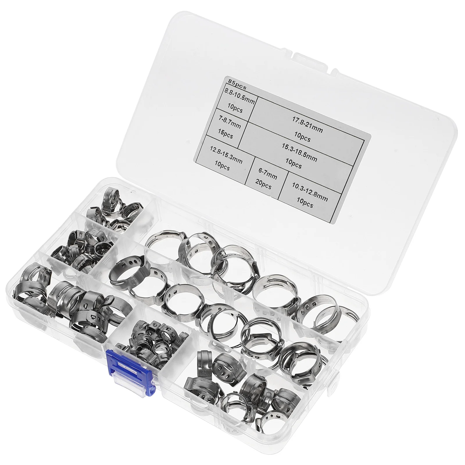 

Hose Clamp Water Drain Cinch Rings for Pipe Kits Combination Plumbing Adjustable Clamps Crimp Stainless Steel