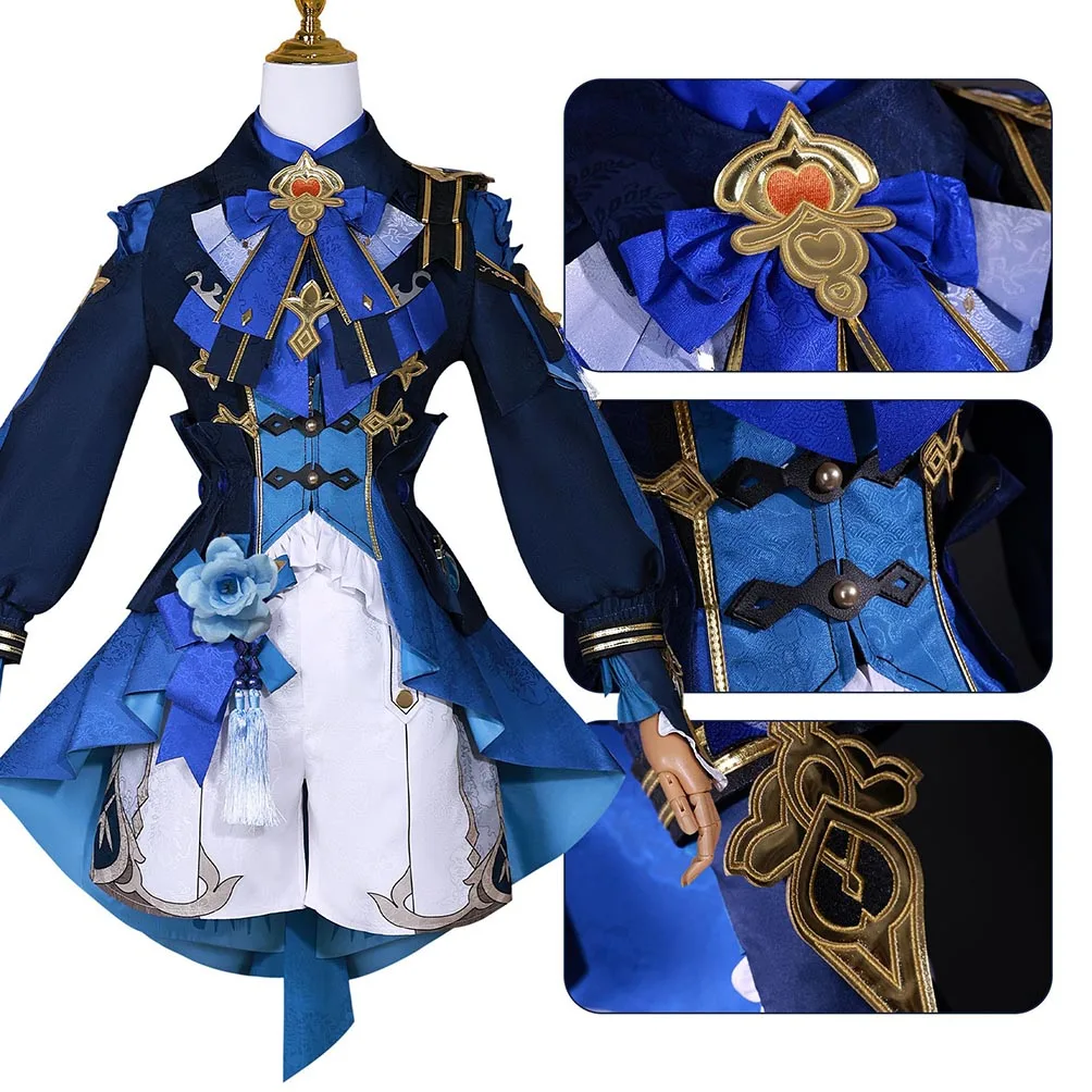 

Genshin Impact Lantern Rite Xing Qiu Cosplay Costume Bamboo Rain Xingqiu Outfit Cosplay Uniform