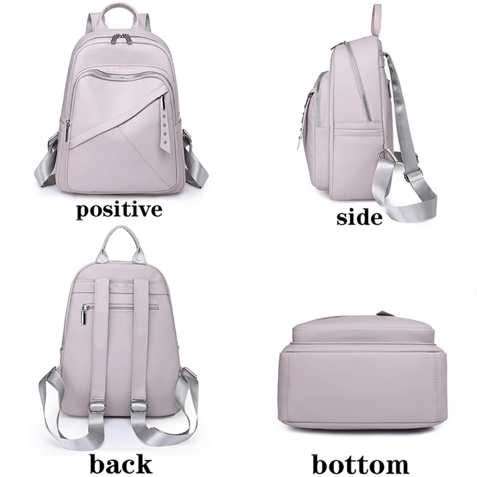 Women's High Quality Leather Backpack Fashion Ladies Designer Shoulder Bag 2022 Anti Theft School Bag For Girls Mochila Feminina