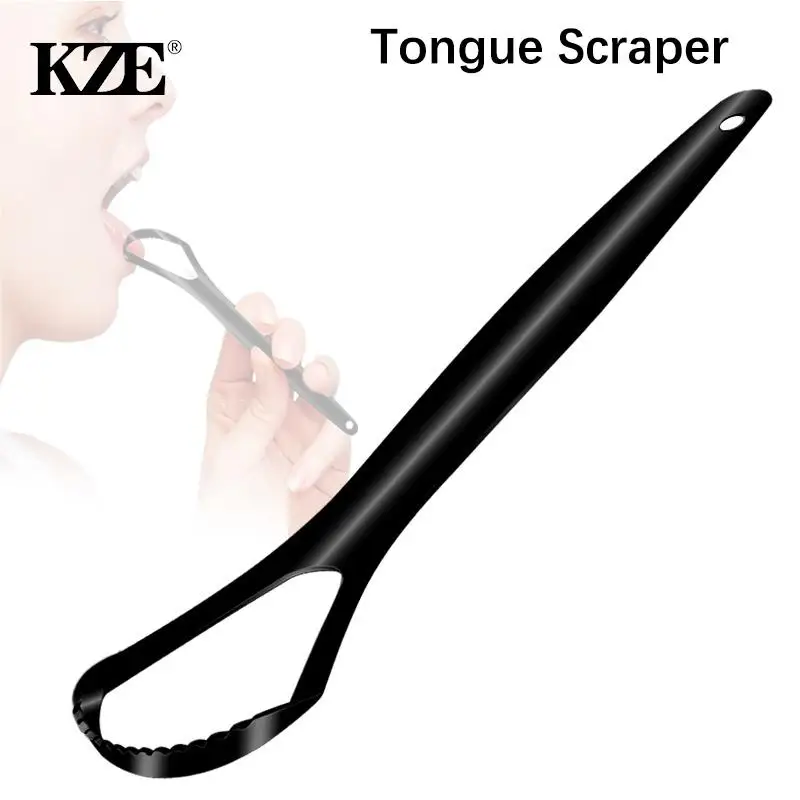 

Serrated Design Tongue Scraper Reduce Bad Breath Cleaners Stainless Steel Metal Tongue Scrapers For Adults Kids Fresher Breath