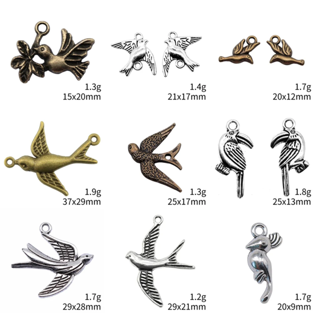 

Cute Charms Bird Jewelry Making Supplies Findings