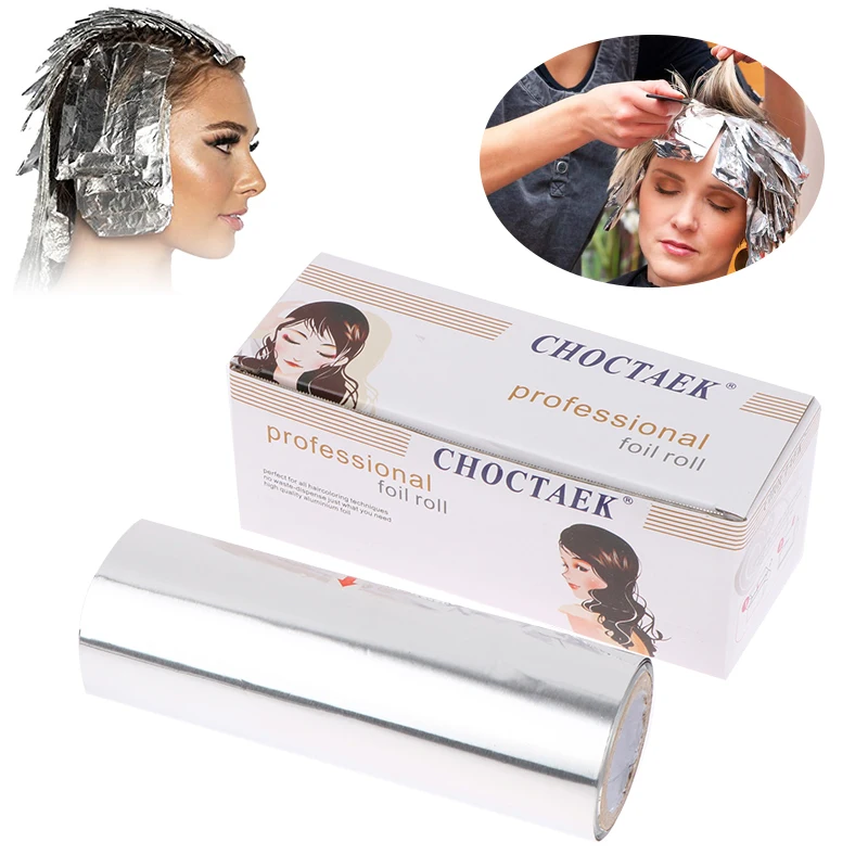 15cm*9m Salon Hair Aluminum Foil，professional Embossed Hair Foil Roll