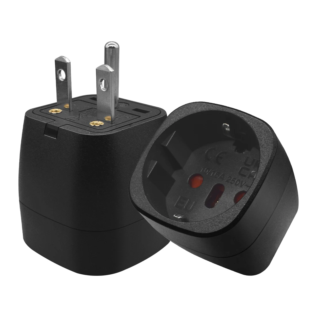 JORINDO Nema 6-15P to EU standard socket power conversion plug, American 3 Pin plug to European country socket power adapter