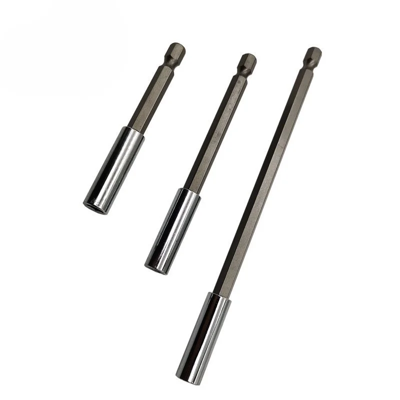 Supporto Magnetico Per Punte Con Attacco Esagonale 1/4″ – Set Da 6 Pezzi Da 60 Mm, Prolunga Per Cacciaviti, Acciaio Al Carbonio, Per Fori Profondi