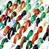 20/50/100Pcs Wholesale Agate Stone 6mm Wide Man Women Fashion Jewelry Rings 3