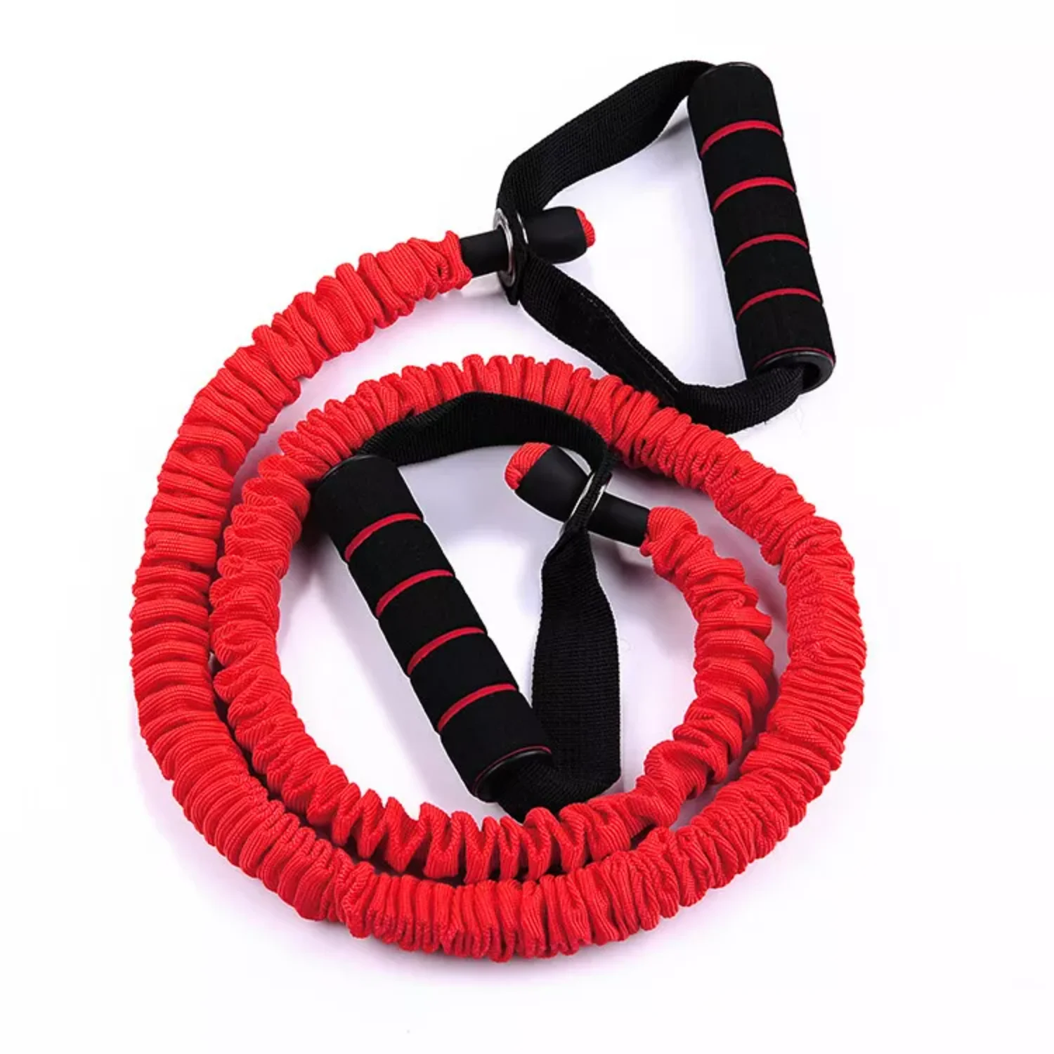 5colors Resistance Band Set Yoga Pilates Abs Exercise Fitness Tube Workout Bands