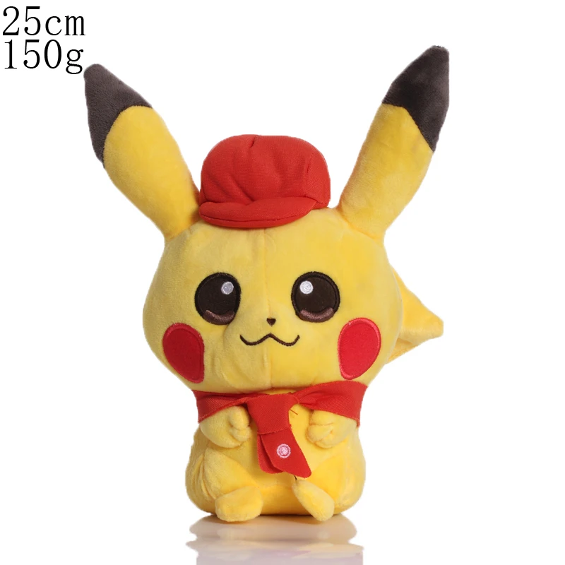 

5pcs/lot 25cm Kawaii Pokemon Pikachu Plush Toys Doll Anime Eevee Plush Soft Stuffed Animals Toys Gifts for Kids Childre