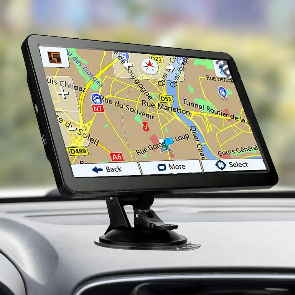 Car GPS Navigator 7 Inch HD FM Transmitter 256MB + 8G Sat Nav Australia North America Europe Map Voice Reminder gps navigator multimedia navigation