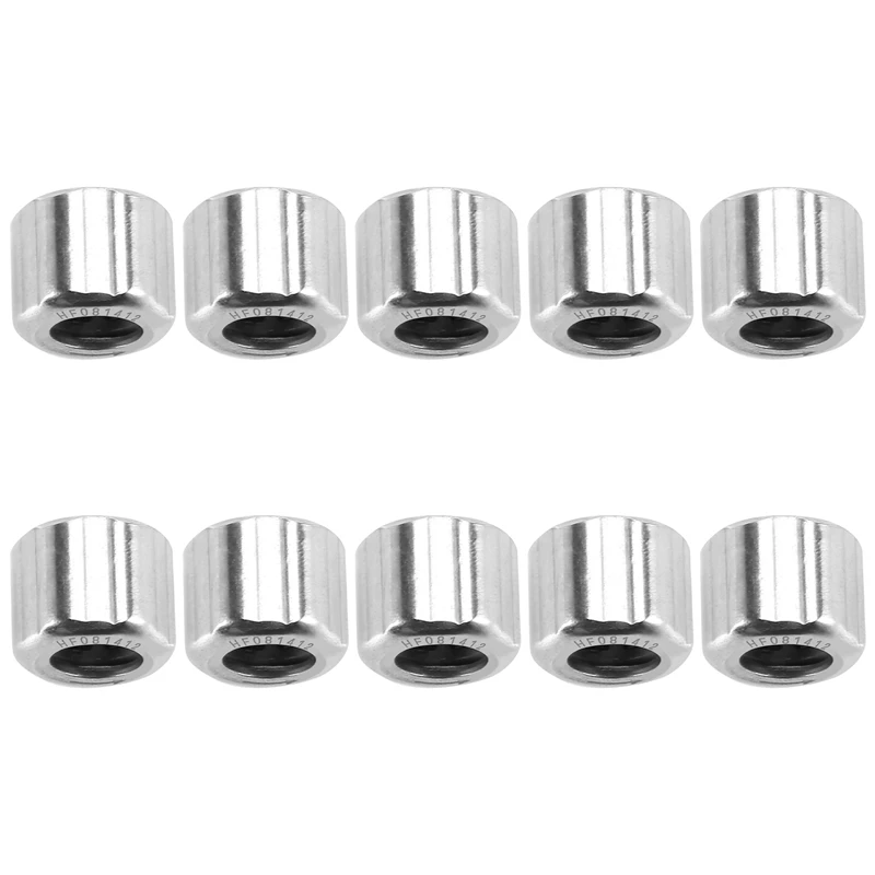

10Pcs Needle Bearing HF081412 Outer One-Way Needle Roller Bearing 8X14x12mm For Manufacturing Industry