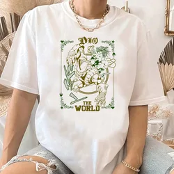Women's Colorful Retro Anime Graphic Tee - Jojo's Bizarre Adventure Inspired, Comfortable & Breathable - XS (W62566)