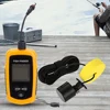 100M Alarm Transducer 45 Degrees Underwater Echo Sounder IPX4 Waterproof LCD Display for Ocean River Fishing 1