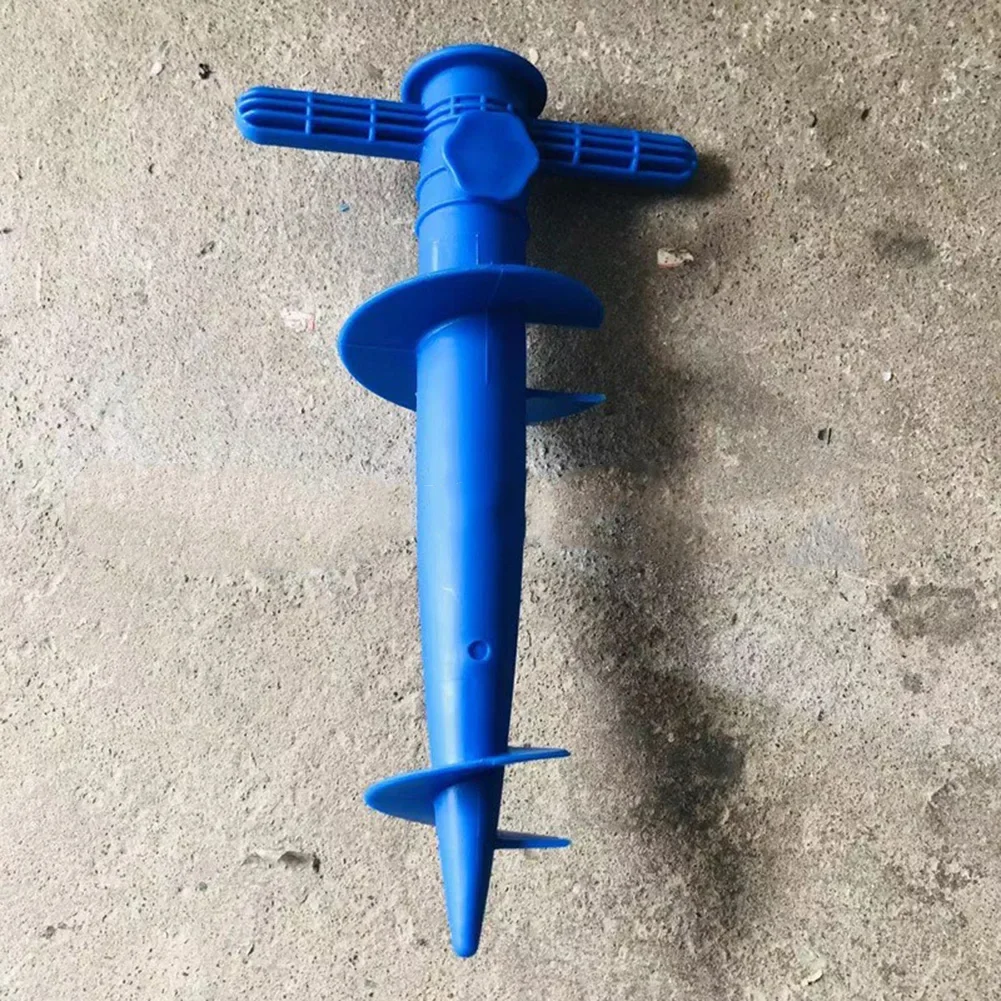 Beach Ground Plug Spiral Type Adjustable Plastic Beach Beach Umbrella Seat Fixing Tool Anchor Rack Nail Sun Umbrella Accessories