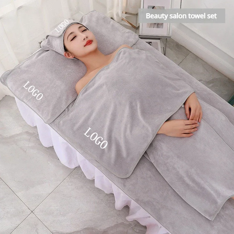 SPA Dedicated Towel Bed Towel Thickened Beauty Salon Set Bath Hair towels