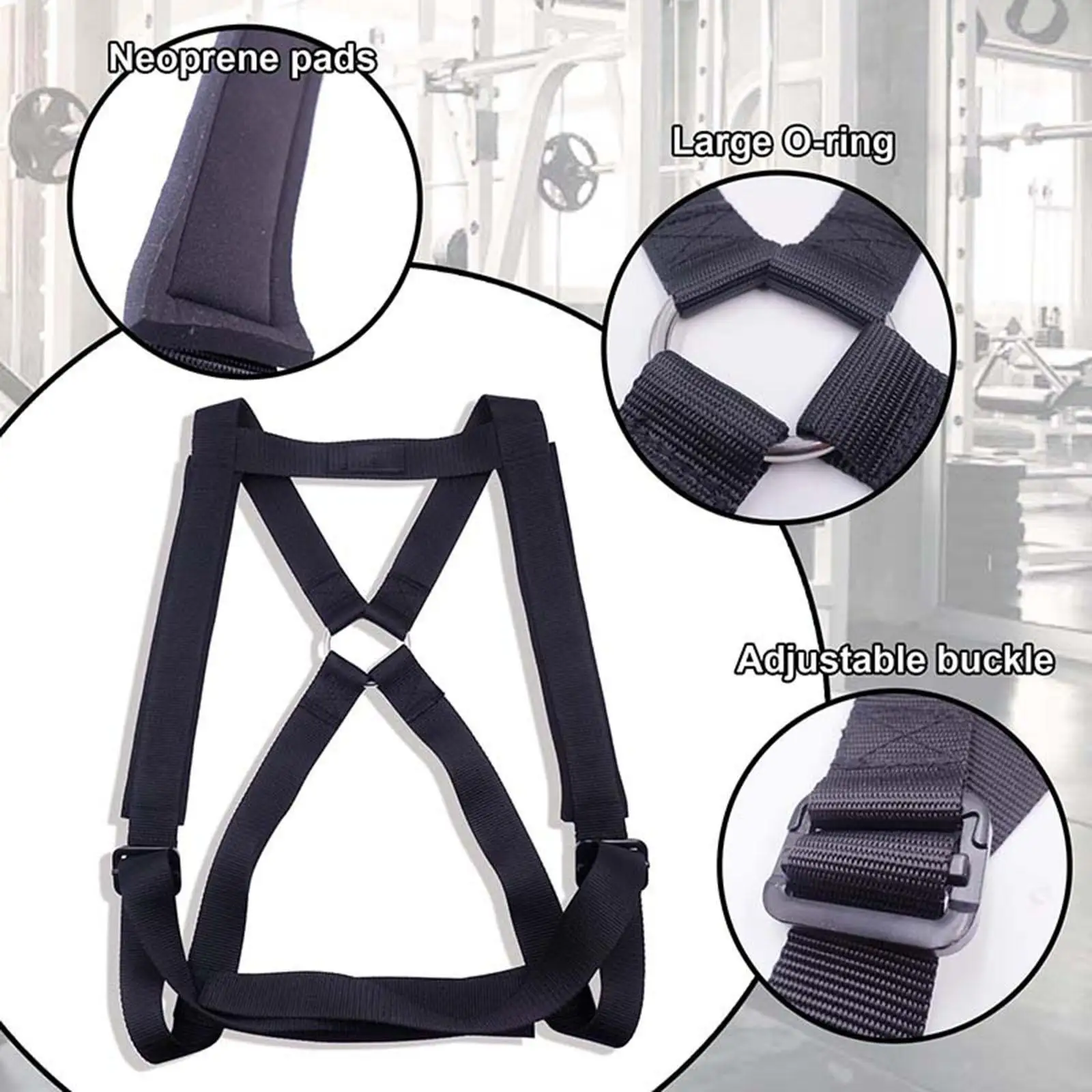 Body Weight Vest Muscle Weightlifting Body Building Fitness Equipment Weight Barbell Weighting Vest Strap for Pull Ups